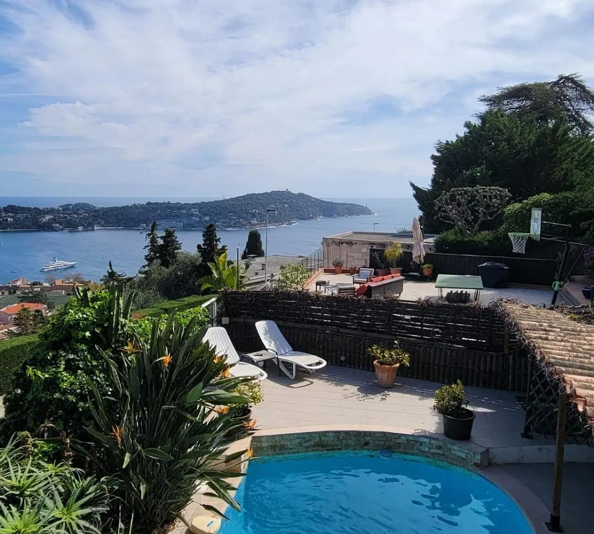 Bas De Villa Plus Piscine Vue Epoustouflante ヴィルフランシュ・シュル・メール